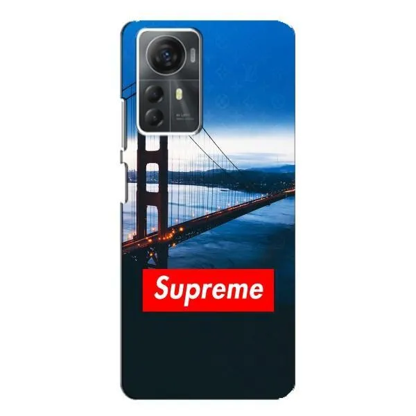 Чехол с принтом «Стиль Supreme» для ZTE Blade A72s