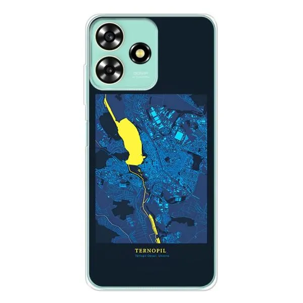 Чехол с принтом «Тернополь» для ZTE Blade A73