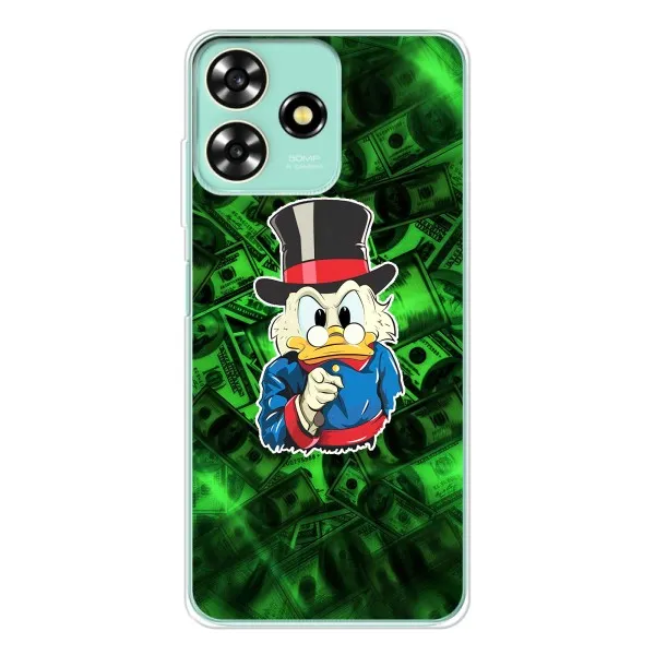 Чехол с принтом «Скрудж МакДак» для ZTE Blade A73