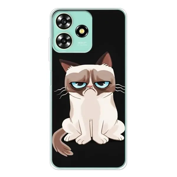 Чехол с принтом «Грустный кот» для ZTE Blade A73