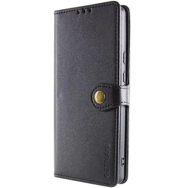 Шкіряний чохол-книжка GETMAN Gallant (PU) для ZTE Blade A75 4G — Чорний — фото 2