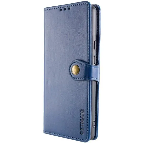 Шкіряний чохол-книжка GETMAN Gallant (PU) для ZTE Blade A75 4G — Синій — фото 2