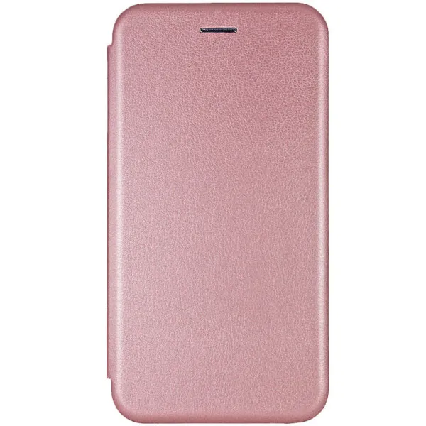 Шкіряний чохол-книжка Classy для ZTE Blade A75 4G — Rose Gold — фото 1