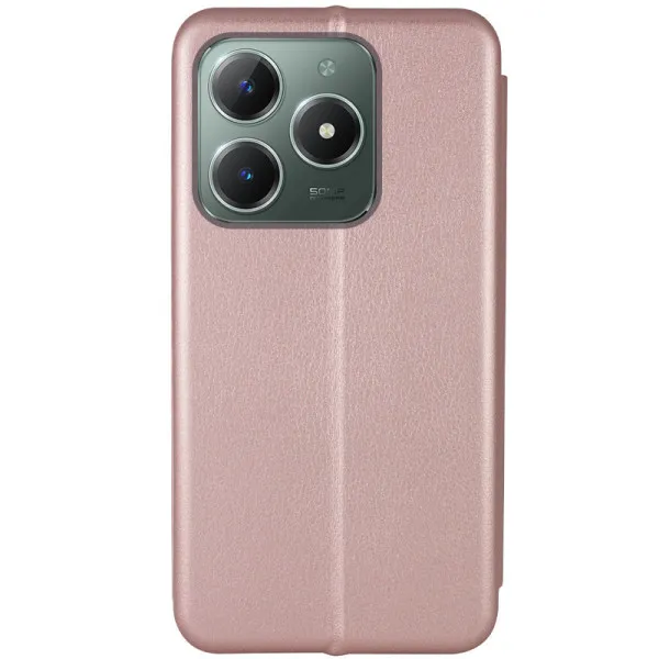 Шкіряний чохол-книжка Classy для ZTE Blade A75 4G — Rose Gold — фото 2