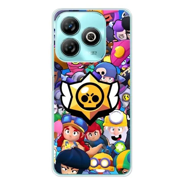 Чохол з принтом «Лого Brawl Stars» для ZTE Blade A75