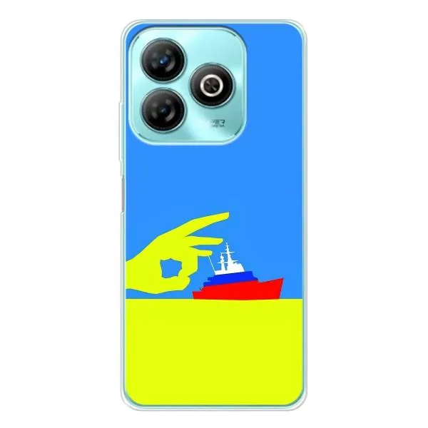 Чохол з принтом «Щелбан кораблю» для ZTE Blade A75