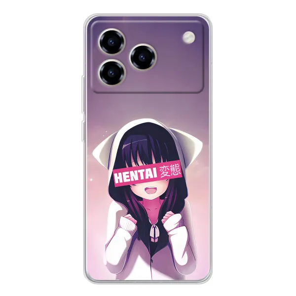 Чохол з принтом «Hentai chan» для ZTE Blade A76
