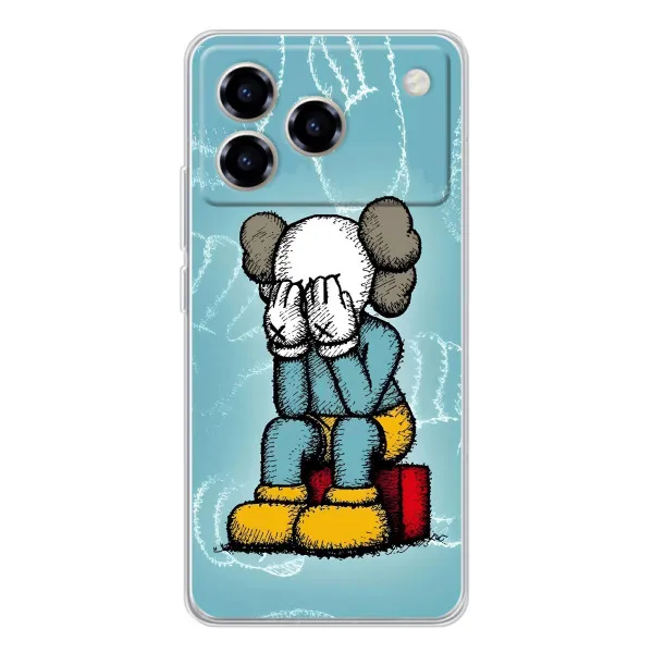 Чехол с принтом «Плач Bearbrick» для ZTE Blade A76