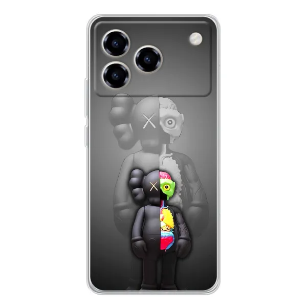 Чехол с принтом «Тело Bearbrick» для ZTE Blade A76