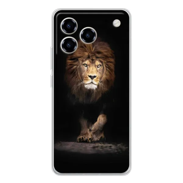 Чехол с принтом «Лев» для ZTE Blade A76