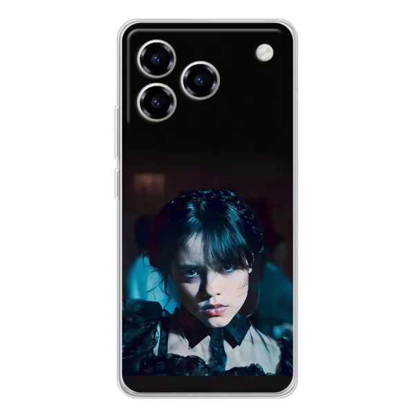 Чехол с принтом «взгляд Уэнздей» для ZTE Blade A76