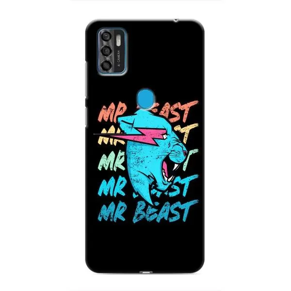 Чехол с принтом «logo Mr beast» для ZTE Blade A7s 2020