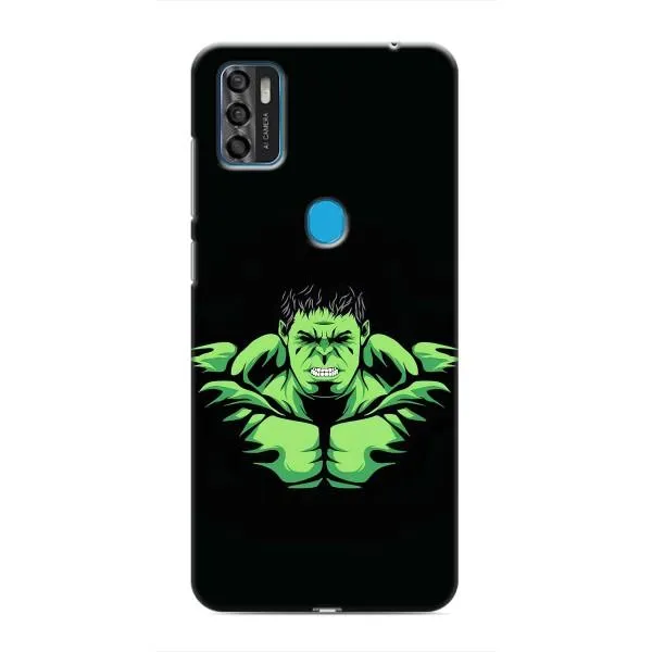 Чехол с принтом «Зелёный Халк» для ZTE Blade A7s 2020