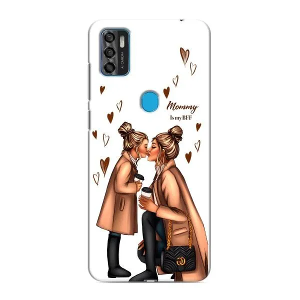 Чехол с принтом «Дочка и мама» для ZTE Blade A7s 2020
