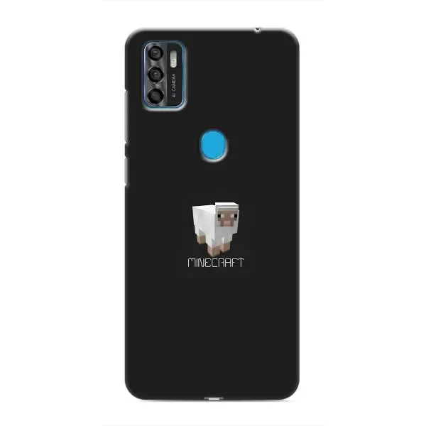 Чехол с принтом «Овечка Майнкрафт» для ZTE Blade A7s 2020