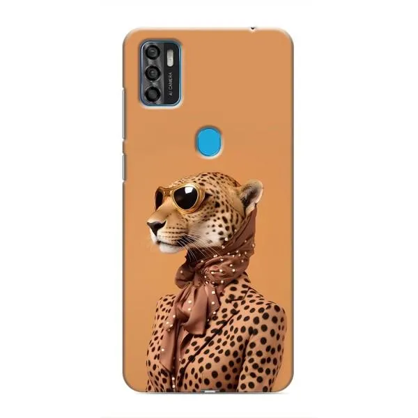 Чехол с принтом «Стильный леопард» для ZTE Blade A7s 2020