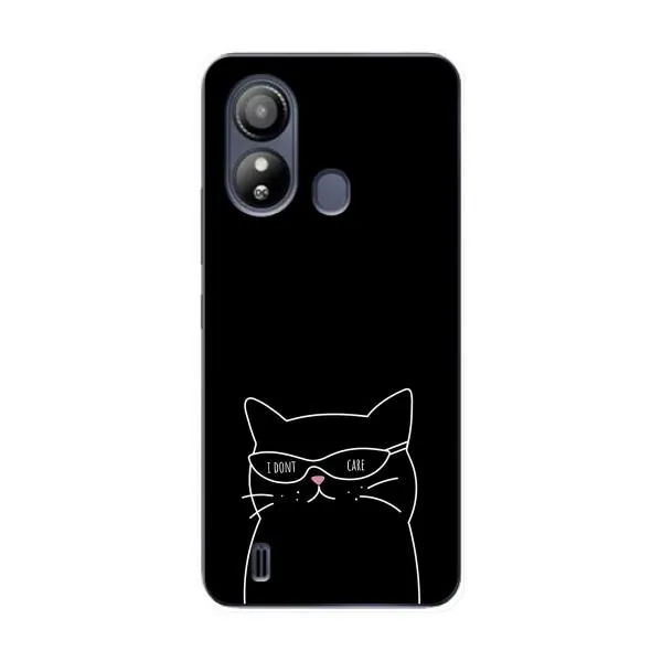 Чехол с принтом «Равнодушный кот» для ZTE Blade L220 Чехол с принтом «Равнодушный кот» для ZTE Blade L220