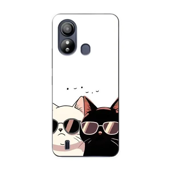 Чехол с принтом «Коты в очках» для ZTE Blade L220 Чехол с принтом «Коты в очках» для ZTE Blade L220