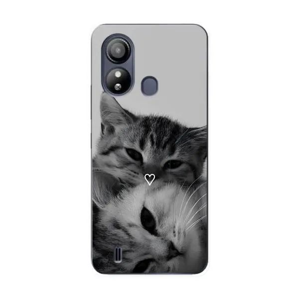 Чехол с принтом «Пара котов» для ZTE Blade L220 Чехол с принтом «Пара котов» для ZTE Blade L220