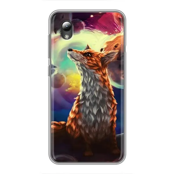 Чехол с принтом «Лисица в космосе» для ZTE Blade L8