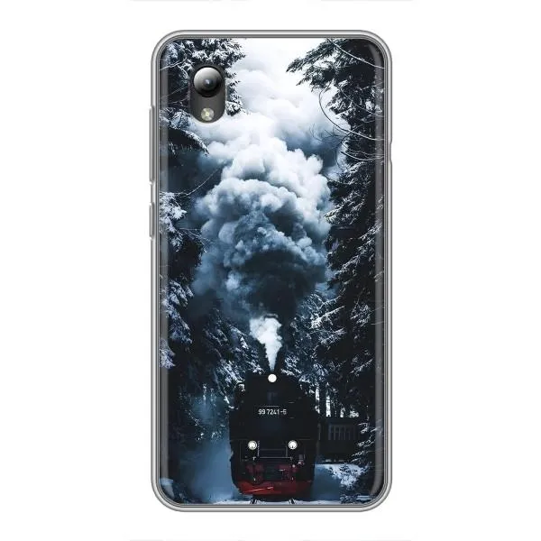 Чехол с принтом «Зимний поезд» для ZTE Blade L8