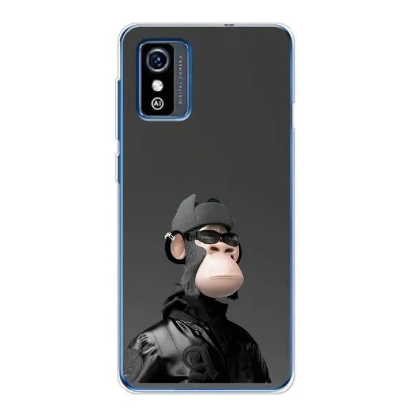 Чехол с принтом «стильная обезьяна NFT» для ZTE Blade L9 Чехол с принтом «стильная обезьяна NFT» для ZTE Blade L9