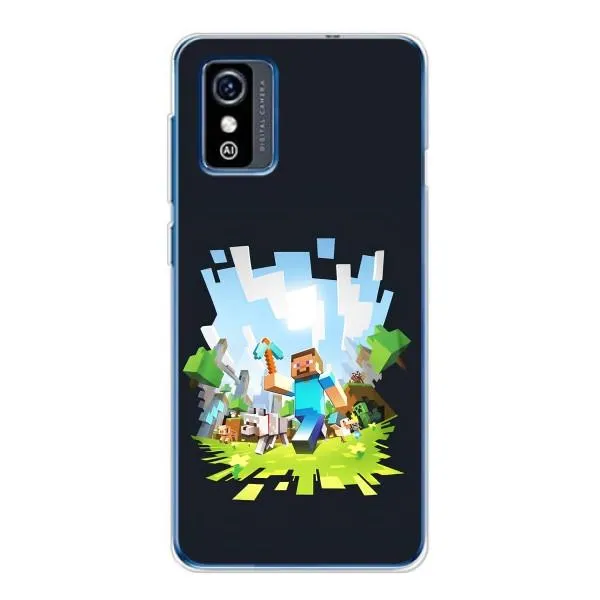 Чехол с принтом «персонажи Minecraft» для ZTE Blade L9 Чехол с принтом «персонажи Minecraft» для ZTE Blade L9