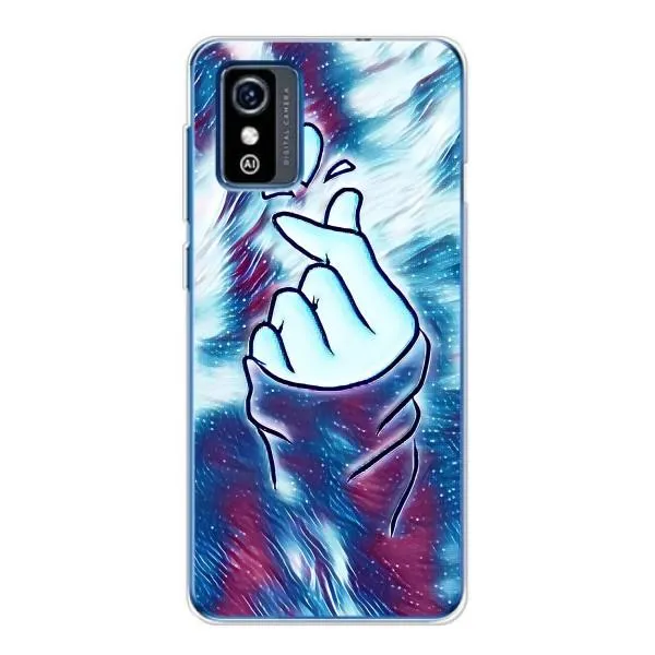 Чохол з принтом «Радужне серце» для ZTE Blade L9