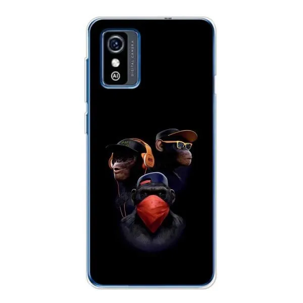 Чехол с принтом «Три обезьяны» для ZTE Blade L9 Чехол с принтом «Три обезьяны» для ZTE Blade L9