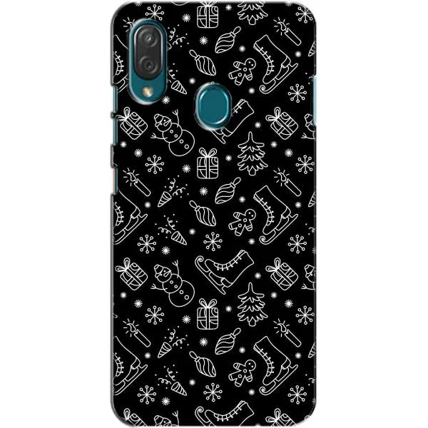Чехол с принтом «Новогодний фон» для ZTE Blade V10 Vita