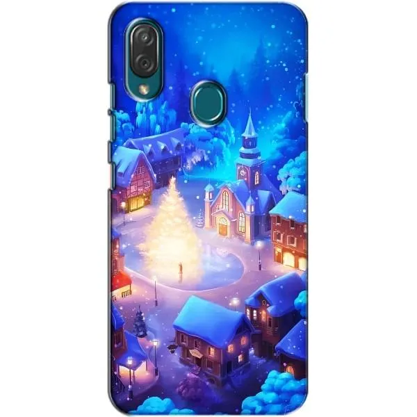 Чехол с принтом «Рождественский город» для ZTE Blade V10 Vita