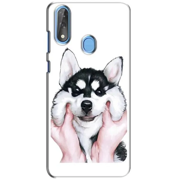 Чехол с принтом «Довольный Хаски» для ZTE Blade V10