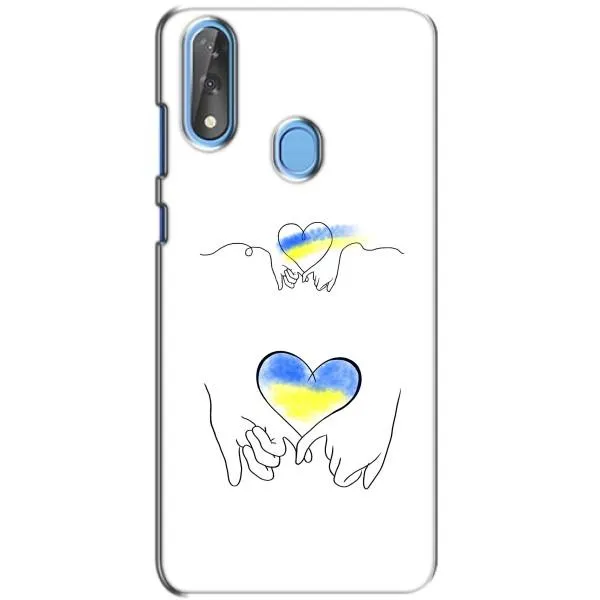 Чехол с принтом «Мир Украине» для ZTE Blade V10