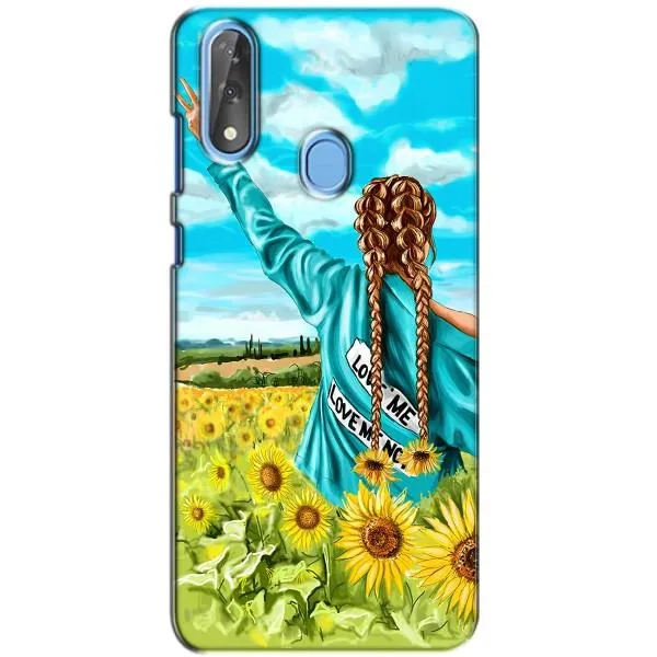 Чехол с принтом «Украиночка» для ZTE Blade V10