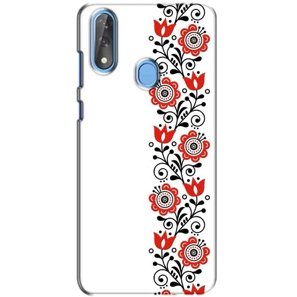 Чехол с принтом «Яркая вишиванка» для ZTE Blade V10