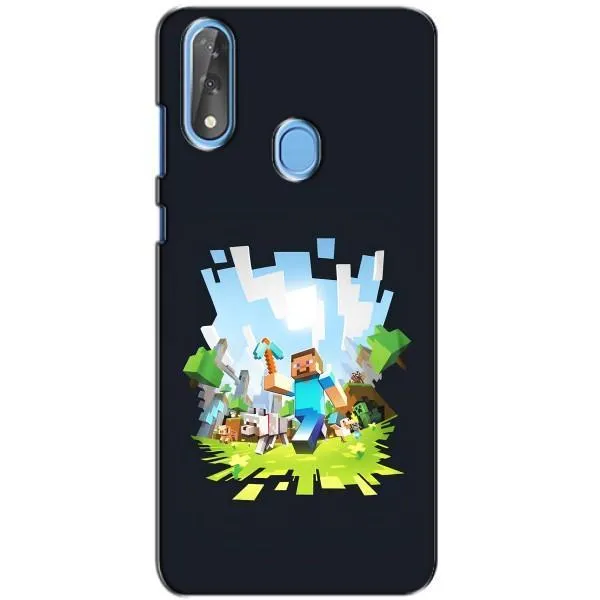 Чохол з принтом «персонажі Minecraft» для ZTE Blade V10