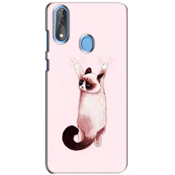 Чехол с принтом «Котик падает» для ZTE Blade V10