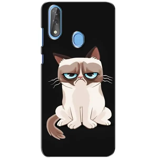 Чехол с принтом «Грустный кот» для ZTE Blade V10