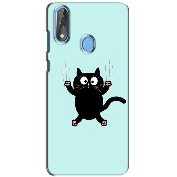 Чехол с принтом «Падающий кот» для ZTE Blade V10