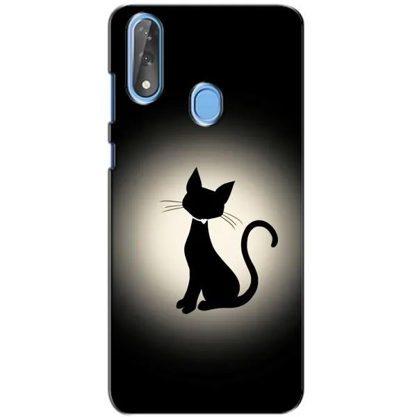Чехол с принтом «Силуэт котика» для ZTE Blade V10