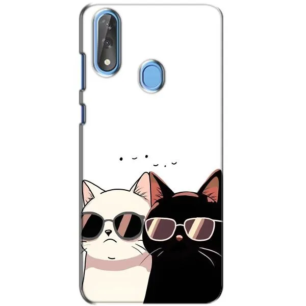 Чехол с принтом «Коты в очках» для ZTE Blade V10