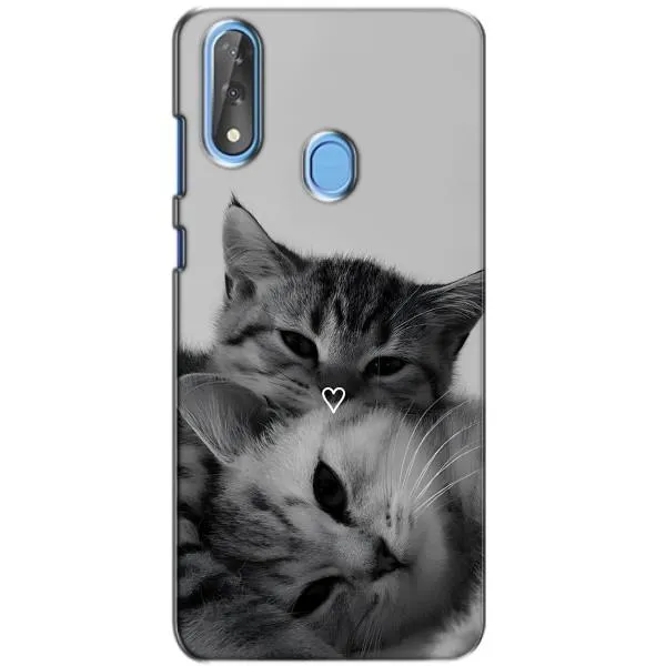 Чехол с принтом «Пара котов» для ZTE Blade V10