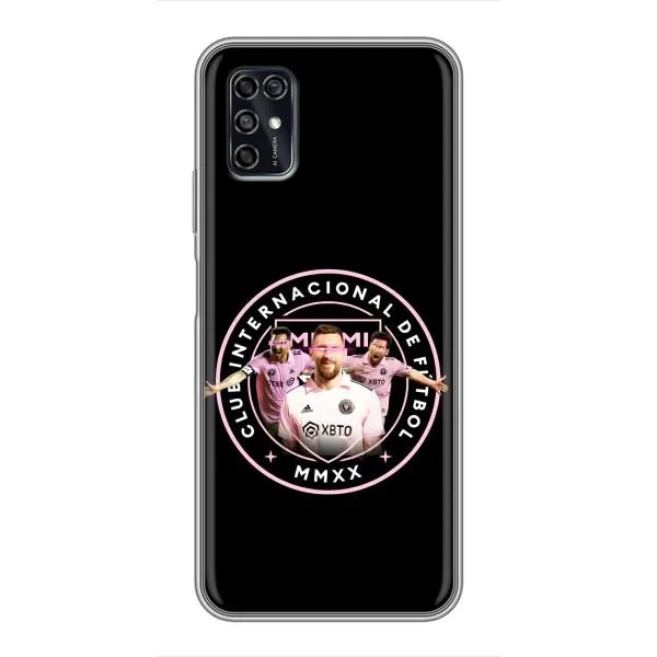 Чехол с принтом «Месси в лого» для ZTE Blade V2020 Smart