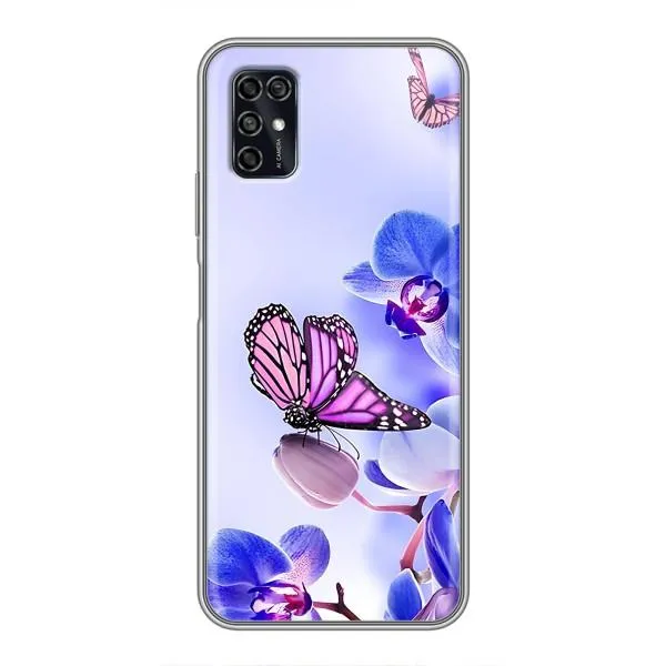 Чехол с принтом «Бабочка на цветочке» для ZTE Blade V2020 Smart