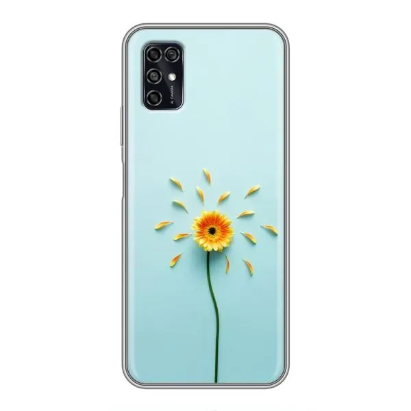 Чехол с принтом «Желтый цветок» для ZTE Blade V2020 Smart