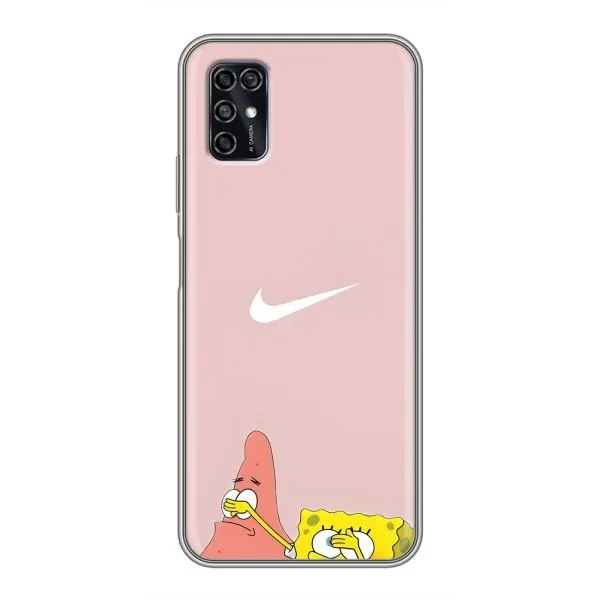 Чехол с принтом «Патрик и Губка» для ZTE Blade V2020 Smart