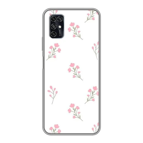 Чехол с принтом «Розовые цветы» для ZTE Blade V2020 Smart