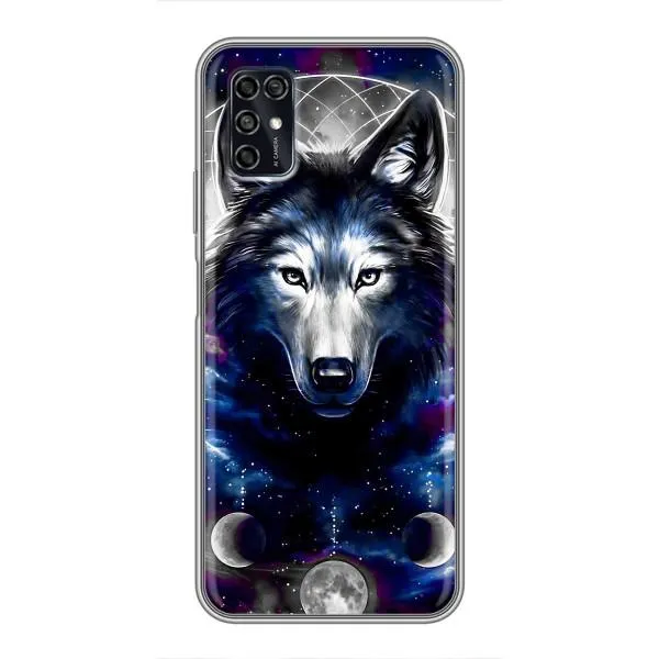 Чехол с принтом «Волк» для ZTE Blade V2020 Smart