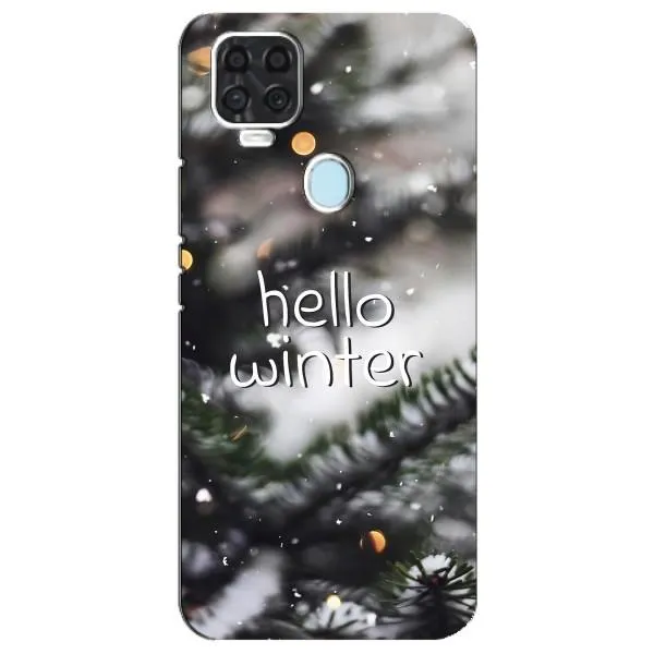 Чехол с принтом «Hello winter» для ZTE Blade V2020