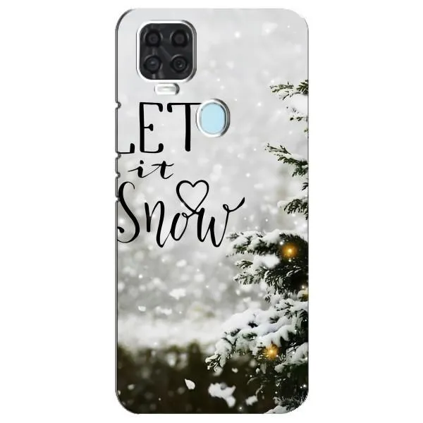 Чехол с принтом «Let it snow» для ZTE Blade V2020